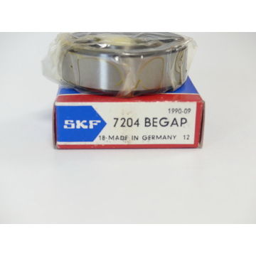 SKF angular contact ball bearing 7204 BEGAP - unsmoked! -