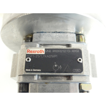 Rexroth PGF1-21 / 1.7RA01VP1 MNR: R900932132 + AC motors A0A 90S-4 SN:04036585