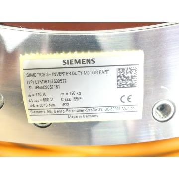 Siemens L1M 16137500522 Simotics Motor SN:JFM/C9057161 - ungebraucht! -