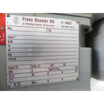 Franz Kessler DMQ 160 M-I SN:123458