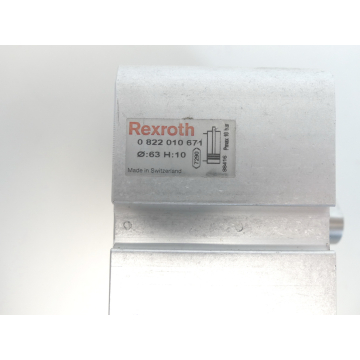 Rexroth 0 822 010 671 Pneumatik-Zylinder D 63 H 10