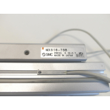 SMC MXS16-75B Press. 0.15-0.7 Mpa Kompakt-Schlitten  + 2x D-M9P elektr.Sensor