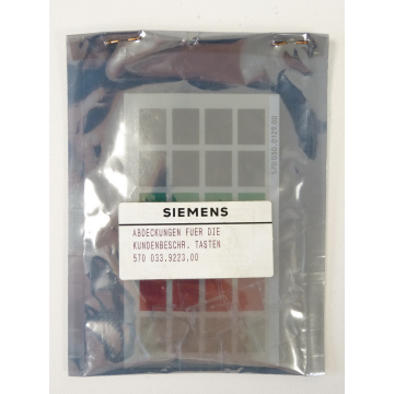 Siemens 570 033.9223.00 Covers for customer marked keys - unused! -