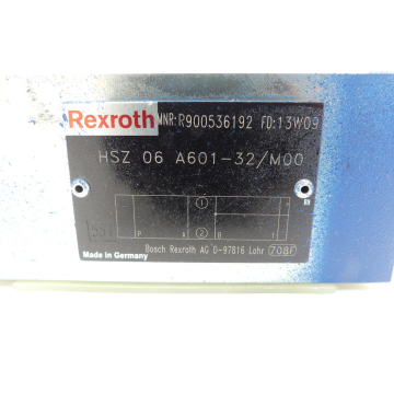Rexroth HSZ 06 A601-32/M00 MNR: R900536192