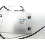 Festo DZF-32-25-P-A flat cylinder + 2x Balluff BMF 305k-PS-C-2-... sensors
