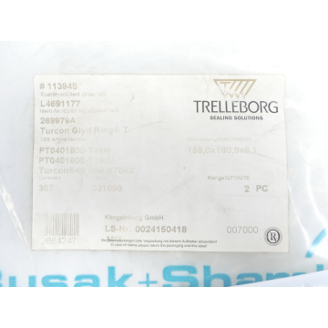 Trelleborg PT0401800-T46N Turcon Glyd Ring Kolbendichtung - ungebraucht! -