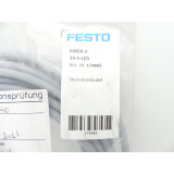 Festo KMEB-2-24-5 LED Mat Nr. 174845 Steckdosenkabel  > ungebraucht! <