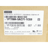Siemens 1FT7084-5AC71-1CG0 Synchronmotor SN:YFF2616097006007 - ungebraucht! -