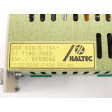 HALTEC DSR 62S-5 / 15A power supply unit with adapter plug SN: 9169066