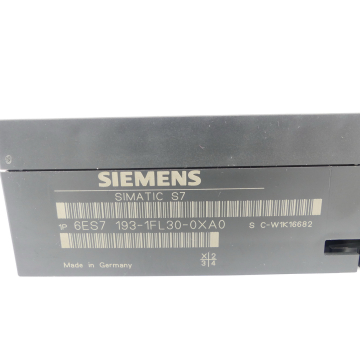 Siemens 6ES7193-1FL30-0XA0 E-Stand 1 Simatic  S7 Zusatzklemme