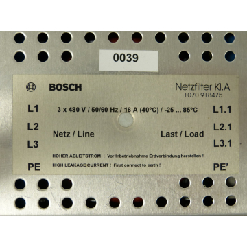 Bosch 1070 918475 Netzfilter Kl. A