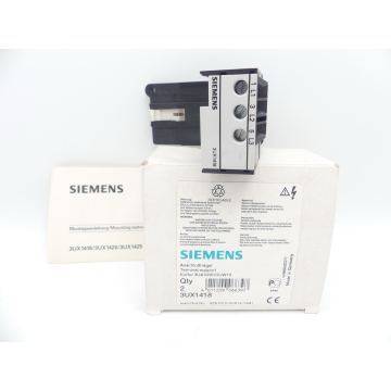 Siemens 3UX1418 Anschlussträger VPE = 2 Stk. ungebraucht!