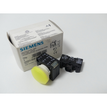 Siemens 3SB3204-6AA30 Leuchtmelder , gelb > ungebraucht! <