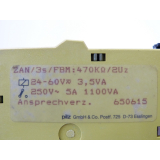 Pilz 650615 ZAN/3s/FBM:470kOhm/2Uz safety relay