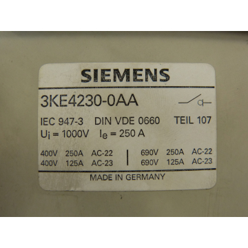 Siemens 3KE4230-0AA Lasttrennschalter