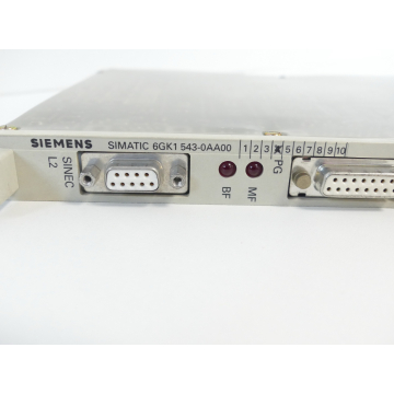 Siemens Simatic 6GK1543-0AA00 Sinec L2 E-Stand 4