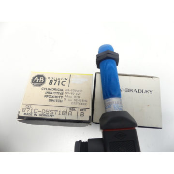 Allen Bradley CAT 871C-D5ST18 Inductive Proximity Switch   > ungebraucht! <