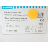 Siemens 5TT5153 Remote switch >N< 16A AC 50Hz, 230V - unused! -