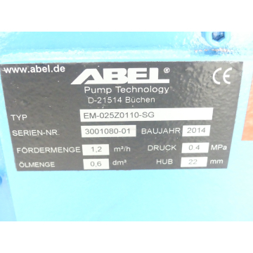 Abel EM - 025Z0110-SG SN:3001080-01 + Lenze GST06-2M VAL 090C12