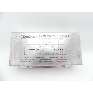 TIM NTA FMAC-0931-0810 Mains filter