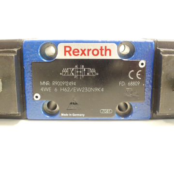 Rexroth 4WE 6 H62/EW230N9K4 Wegeventil 230 V R900912494 + R900071030