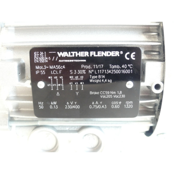 Walther Flender MA56C4 Drehstrommotor SN:L117134250016001 - ungebraucht! -