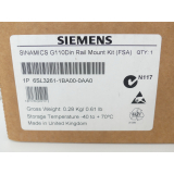 Siemens 6SL3261-1BA00-0AA0 Top hat rail adapter G110 DIN - unused!