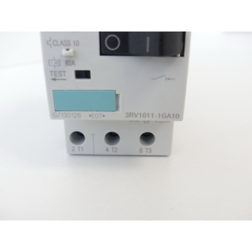 Siemens 3RV1011-1GA10 Leistungsschalter + 3RV1901-1D Hilfsschalter