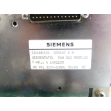 Siemens SINUMERIK 6FX1114-0AB01 Bedientafel 548 021 9009.01 SN:A1492130