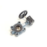 Ebro 232-08 reduction gear with butterfly valve 10 bar SN: 07/091475