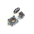 Ebro 232-08 reduction gear with butterfly valve 10 bar SN: 07/091475