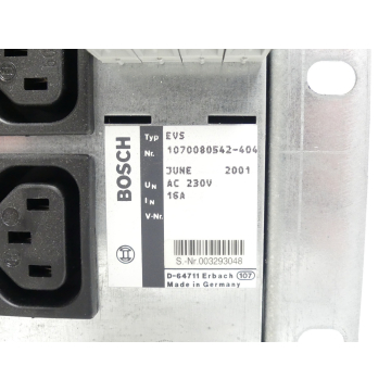 Bosch EVS / 1070080542-404 SN:003293048 + B-IO K-CAN16DI / 16DO / 1070079749