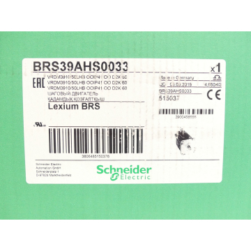 Schneider Electric BRS39AHS0033 / VRDM3910/50LHB SN:2900456555 - ungebr.! -