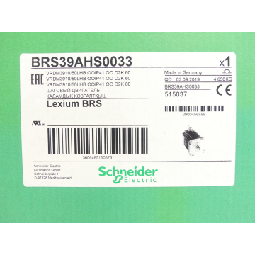 Schneider Electric BRS39AHS0033 / VRDM3910/50LHB SN:2900456558 - ungebr.! -
