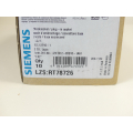 Siemens LZS: RT78726 Stecksockel VPE 10 Stück - ungebracuht! -