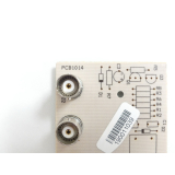 Eingangskarte PCB1014 mit SUB-D Stecker und 5 SAT Stecker