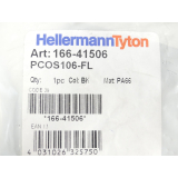 HellermannTyton PCOS106-FL Befestigungssockel 166-41506 - ungebraucht! -