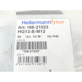 HellermannTyton HG13-S-M12 Verschraubung 166-21022 VPE 10St. - ungebraucht! -