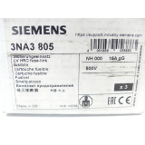 Siemens 3NA3805 Sicherungseinsatz 16A gG VPE 3 Stück - ungebraucht! -