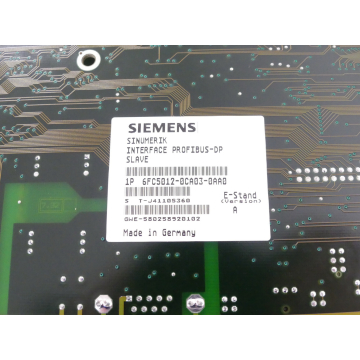 Siemens 6FC5012-0CA03-0AA0 Interface Version: A SN:T-J41105360