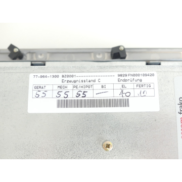 Siemens 6FC5103-0AB03-1AA2 Flachbedientafel Version C SN:T-K82012444
