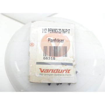 Vandurit V12 PEN063-22-06-P17 Planfräser   - ungebraucht! -