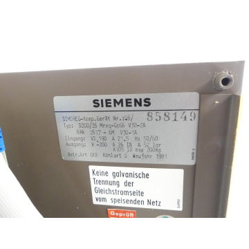 Siemens 6RA2617-6MV30-1A Komplettgerät SN:858149 - ungebraucht! -