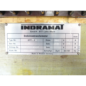 Indramat DTT10 / IS Drehstromtransformator SN:1176