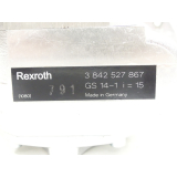 Rexroth 3 842 527 867 Winkelgetriebe GS 14-1 i = 15 SN:1080