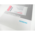 Siemens certificate 6AU1400-2PA21-0AA0 SIMOTION D4x5-2 V4.2 SP1 HF1 ungebraucht