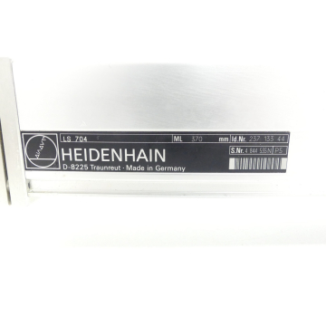 Heidenhain LS 704 ML: 370 mm Id.Nr. 237 133 44 SN:4844535N + AE LS 704