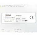 Ferrocontrol E-Darc V07 - 118114 - Antriebsregler SN:DPUB105123499296