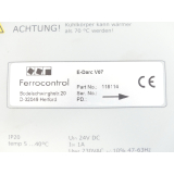 Ferrocontrol E-Darc V07 - 118114 - Antriebsregler SN:DPUB1E5120664168