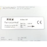 Ferrocontrol E-Darc V07 - 118114 - Antriebsregler SN:DPUB106133306304